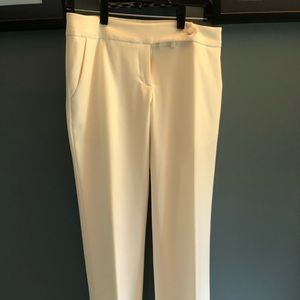 Calvin Klein cream suit pants